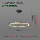 Ljojo Luxury Nordic LED Chandelier for Dining Room, Bedroom, and Living Room