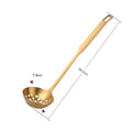 Ljojo 304 Stainless Steel Soup Spoon Colander Kitchen Utensil