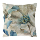 Blue Flowers & Birds Pattern Cushion Cover, Ljojo Home Decor Pillow Case