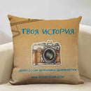 Ljojo Life Beautiful Words Linen Cushion Cover 45x45cm Luxe Bedroom Decor