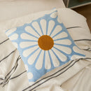 Chic Daisy Dandelion Embroidery Cushion Cover by Ljojo
