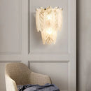 Feather Wall Lamp for Bedroom Living Room - Modern Luxury Designer Lighting by Ljojo