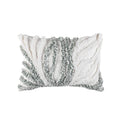 Beige Grey Tufted Coral Pillow Cover by Ljojo for Stylish Home Decor