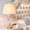 Ljojo Luxury Crystal Table Lamp - Modern European Style Décor for Bedroom