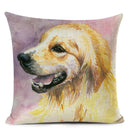 Colourful Bull Terrier & Dachshund 3D Cushion Cover for Home Sofa by Ljojo