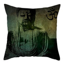 Buddha Pattern Throw Pillow Cover by Ljojo for Home, Car, Sofa Décor