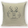 Christmas Cartoon Santa Claus Deer Pillows Covers Merry Christmas Gifts for The New Year by Ljojo