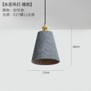 Ljojo Loft Industrial Edison Pendant Lights - Modern Nordic Cement LED Fixture