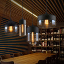 Ljojo Loft Glass Pendant Lamp: Nordic Style LED Lighting Fixture for Home and Commercial Spaces