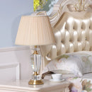 Ljojo Luxury Crystal Table Lamp - Modern European Style Décor for Bedroom