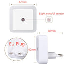 LED Night Light Sensor Bedroom Corridor Mini Square Lamp Eye Protection Ljojo