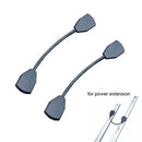 Ljojo Line I L T Connector Power Extension Cable for 2-Wire Black White Track Base Lighting