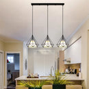 Ljojo Metal Diamond Cage Pendant Lamp for Home Bar and Kitchen