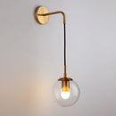 Ljojo Loft Glass Ball Wall Lamps Retro Antique Indoor Lighting