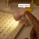 Ljojo Mini Desk Lamp: Foldable Magnetic Night Light with Clip, Eye Protection, Study and Reading Bedside Light.