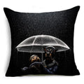 Cartoon Cat Pet Pillow Cover for Home Sofa Decor by Ljojo