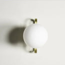 Ljojo LED Wall Light Fixture Glass Metal Modern Home Decor Sconces Hallway