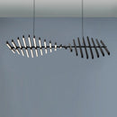 LED Chandelier Nordic Loft Hanging Light by Ljojo for Living Room, Restaurant, Bar & Home