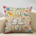 Ljojo Life Beautiful Words Linen Cushion Cover 45x45cm Luxe Bedroom Decor