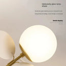 Ljojo Modern Glass Ball LED Ceiling Chandelier Children's Room Pendant Lamp Home Decor