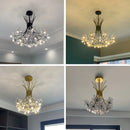 Crystal Dandelion Chandelier Pendant Lamp for Living Room - Modern LED Home Decor by Ljojo