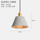 Ljojo Loft Industrial Edison Pendant Lights - Modern Nordic Cement LED Fixture