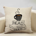 Ljojo Life Beautiful Words Linen Cushion Cover 45x45cm Luxe Bedroom Decor