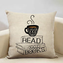 Ljojo Life Beautiful Words Linen Cushion Cover 45x45cm Luxe Bedroom Decor