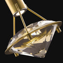 Ljojo Luxury Postmodern Copper Crystal Chandeliers - Modern Minimalist Pendant Lighting