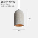 Ljojo Loft Industrial Edison Pendant Lights - Modern Nordic Cement LED Fixture