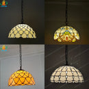 12 Inch European Style Tiffany Chandelier by Ljojo - Antique Glass Lamp for Restaurant and Bar
