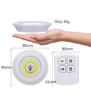 Ljojo LED Remote Control Under Cabinet Light for Home Kitchen Bedroom.