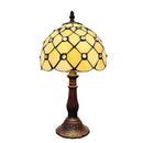 Gypsophila Small Lamp Housing Children Contracted Night Light Tiffany Crystal Bedside Lamp Metal Base E27
