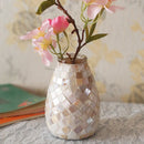 Ljojo™ Glass Mosaic Vase for Hydroponic Green Dill Small Flower Arrangement