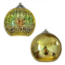 Colorful 3D Glass Pendant Lights by Ljojo: Modern Kitchen Hanging Lamps
