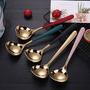 Ljojo Long Handle Soup Spoon - Stainless Steel Cutlery Dinnerware