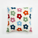 Chic Daisy Dandelion Embroidery Cushion Cover by Ljojo