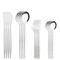 Ljojo Mint Green Stainless Steel Cutlery Set - 16pcs for Kitchen Tableware
