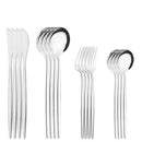 Ljojo Mint Green Stainless Steel Cutlery Set - 16pcs for Kitchen Tableware