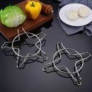 Ljojo 4/5 Star Stainless Steel Steamer Grid Rack for Cooking Utensils