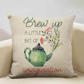 Ljojo Life Beautiful Words Linen Cushion Cover 45x45cm Luxe Bedroom Decor