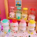 Ljojo 480ml Cute Fruit Water Bottle | BPA Free | Heat Resistant | Portable Plastic Cup