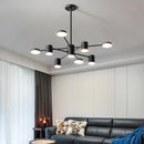 Ljojo LED Chandelier Light Modern Nordic Pendant Lamp for Living Dining Room Bedroom Black