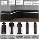 Ljojo LED Skirting Line Aluminum Profile for Backlighting Strip Lights