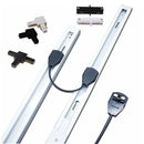 Ljojo Line I L T Connector Power Extension Cable for 2-Wire Black White Track Base Lighting