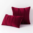 Blue Velvet Cushion Cover Set 18x18" - Ljojo Decorative Pillows for Living Room