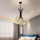 Crystal Dandelion Chandelier Pendant Lamp for Living Room - Modern LED Home Decor by Ljojo