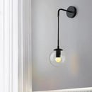 Ljojo Loft Glass Ball Wall Lamps Retro Antique Indoor Lighting