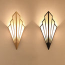 Ljojo LED Fan Wall Lamp Indoor Decor Lighting & Bedroom Bedside Light