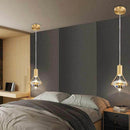 Ljojo Luxury Postmodern Copper Crystal Chandeliers - Modern Minimalist Pendant Lighting